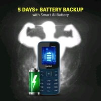 LAVA Hero Shakti Keypad Mobile|1.8 inch Big Display|Auto Call Recording|Wireless FM  (Pepsi Blue) - Dark Blue