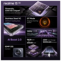 realme 13 5G (Dark Purple, 128 GB)  (8 GB RAM) - 8+128GB, Dark Purple