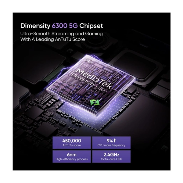 realme 13 5G (Dark Purple, 128 GB)  (8 GB RAM) - 8+128GB, Dark Purple