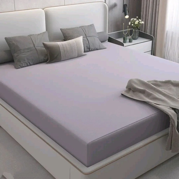 Waterproof Dust-Proof Mattress Cover For Single Size Bed , Grey, 30 x 72, Terry Cotton - Single