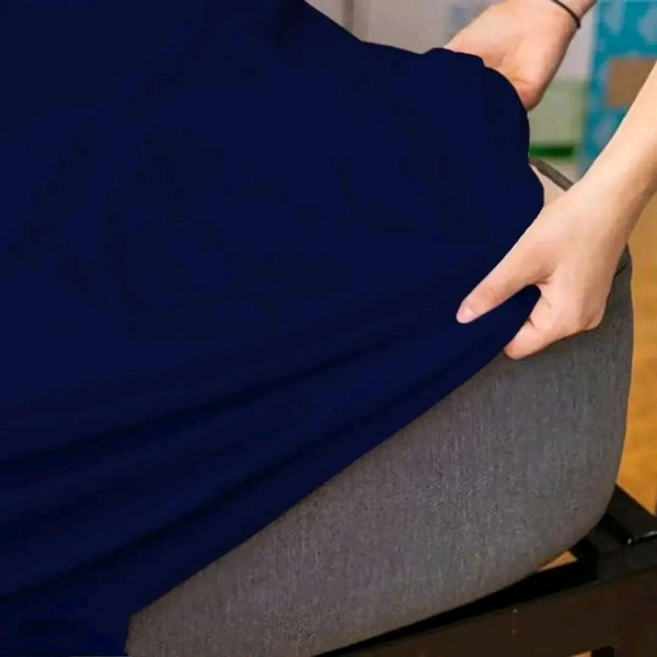 Comfortable Terry Cotton Waterproof Dust-Proof Mattress Cover for King Size Bed