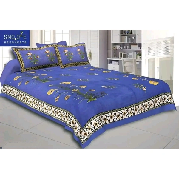 Cotton Bedsheet with 2 Pillowcover