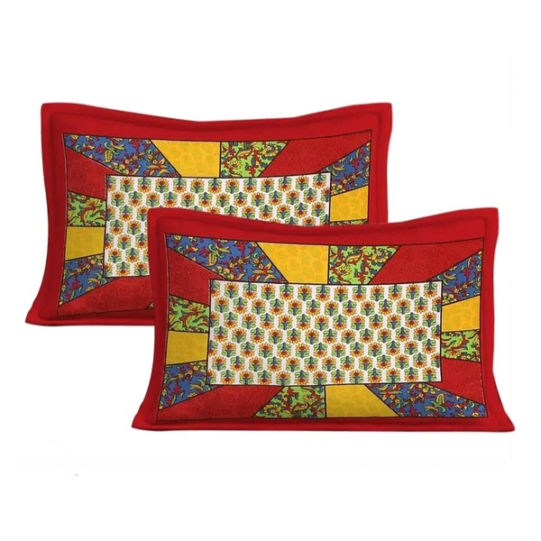 Beautiful Cotton Printed Bedsheet With Two Pillow Covers