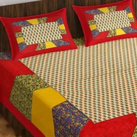 Beautiful Cotton Printed Bedsheet With Two Pillow Covers