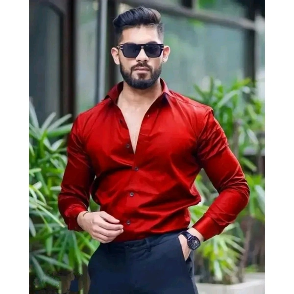 FALCON SHIRTS FOR MEN - L, Red