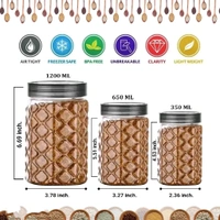 Plastic Jar and Containers for Kitchen (Pack of 18)