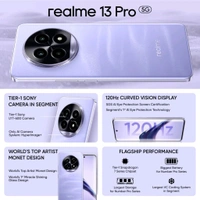 realme 13 Pro 5G (Monet Purple, 128 GB)  (8 GB RAM) - (8+128GB), Monet Purple