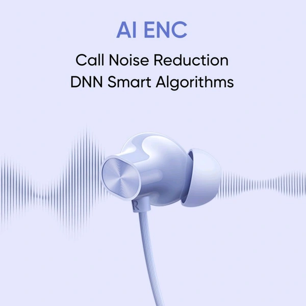 realme Buds Wireless 3 Neo with 13.4mm Driver, 32 hrs Playback, Dual Device Connection Bluetooth  (Blue, In the Ear) - Blue
