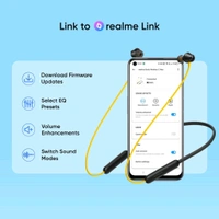 realme Buds Wireless 3 Neo with 13.4mm Driver, 32 hrs Playback, Dual Device Connection Bluetooth  (Blue, In the Ear) - Yellow