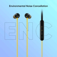 realme Buds Wireless 3 Neo with 13.4mm Driver, 32 hrs Playback, Dual Device Connection Bluetooth  (Blue, In the Ear) - Yellow