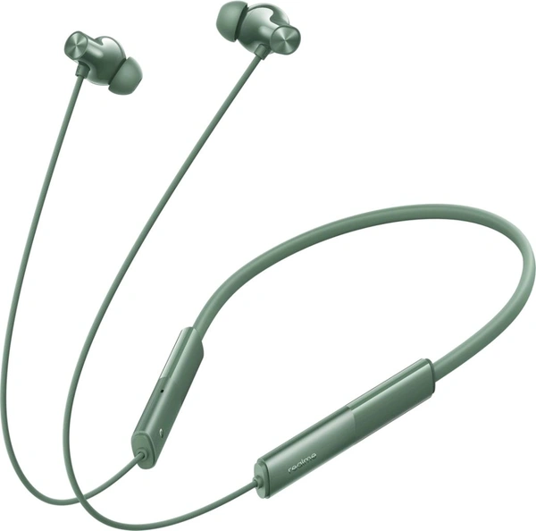 realme Buds Wireless 3 Neo with 13.4mm Driver, 32 hrs Playback, Dual Device Connection Bluetooth  (Blue, In the Ear) - Green