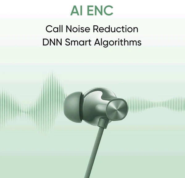 realme Buds Wireless 3 Neo with 13.4mm Driver, 32 hrs Playback, Dual Device Connection Bluetooth  (Blue, In the Ear) - Green