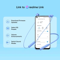 realme Buds Wireless 3 Neo with 13.4mm Driver, 32 hrs Playback, Dual Device Connection Bluetooth  (Blue, In the Ear) - Sky Blue