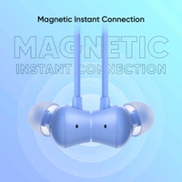 realme Buds Wireless 3 Neo with 13.4mm Driver, 32 hrs Playback, Dual Device Connection Bluetooth  (Blue, In the Ear) - Sky Blue