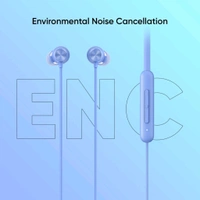 realme Buds Wireless 3 Neo with 13.4mm Driver, 32 hrs Playback, Dual Device Connection Bluetooth  (Blue, In the Ear) - Sky Blue