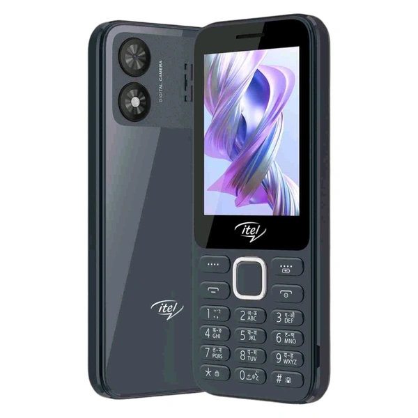 itel it5330 | 2.8 inch Big Display | 1900 mAh Battery | Kingvoice  (Black) - Black