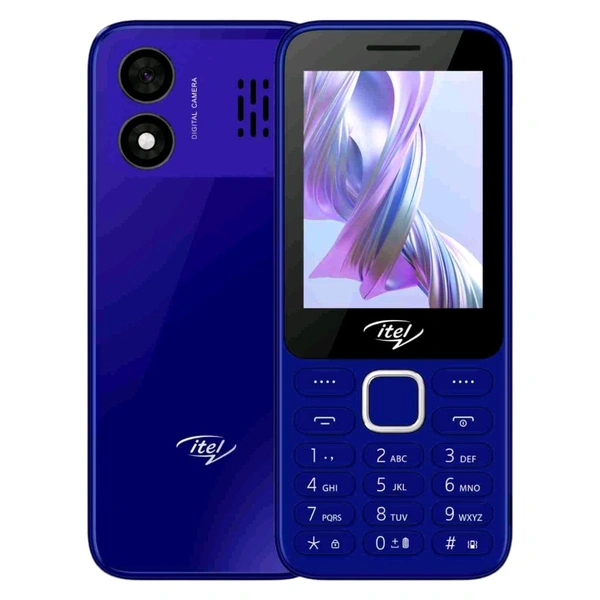 itel it5330 | 2.8 inch Big Display | 1900 mAh Battery | Kingvoice  (Blue) - Blue