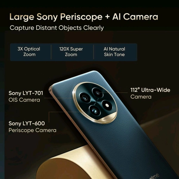 realme 13 Pro+ 5G (Emerald Green, 256 GB)  (8 GB RAM) - (8+256GB), Emerald Green