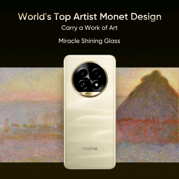 realme 13 Pro+ 5G (Monet Gold, 256 GB)  (12 GB RAM) - (12+256GB), Monet Gold