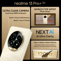 realme 13 Pro+ 5G (Monet Gold, 512 GB)  (12 GB RAM) - (12+512GB), Monet Gold