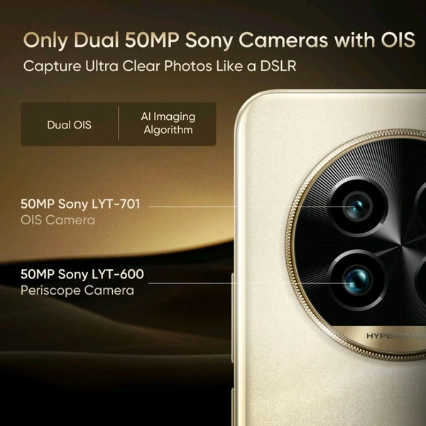 realme 13 Pro+ 5G (Monet Gold, 512 GB)  (12 GB RAM) - (12+512GB), Monet Gold