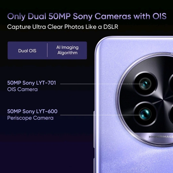 realme 13 Pro+ 5G (Monet Purple, 256 GB)  (8 GB RAM) - (8+256GB), Monet Purple