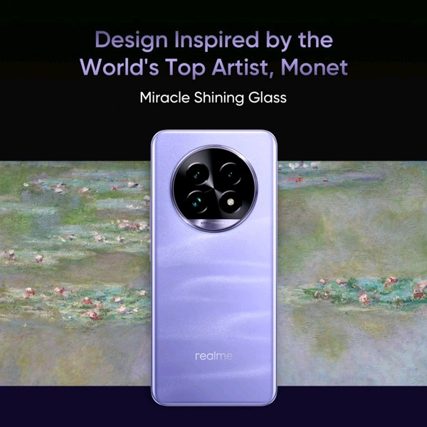 realme 13 Pro+ 5G (Monet Purple, 256 GB)  (12 GB RAM) - (12+256GB), Monet Purple