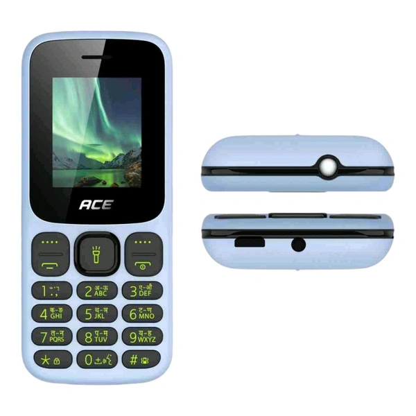 itel Ace 3 Shine  (City Blue) - City Blue