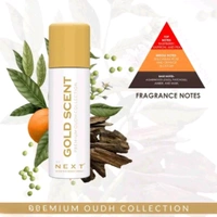 Next Care Premium Gold Scent Deodorant: A Duo of Elegance and Freshness - 2 Luxurious 50ml Packs