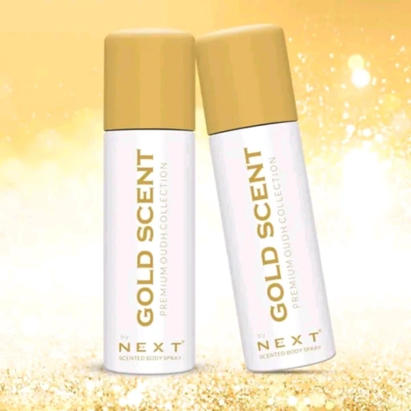 Next Care Premium Gold Scent Deodorant: A Duo of Elegance and Freshness - 2 Luxurious 50ml Packs