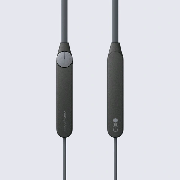 Nothing CMF by Nothing Neckband Pro 50dB Active Noise Cancellation, Smart Dial Design, 37 Hrs playtime Bluetooth  (Dark Grey, In the Ear) - Dark Grey