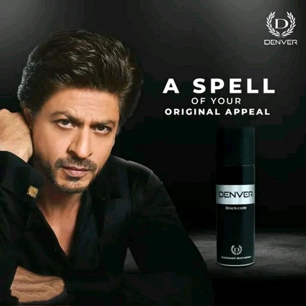 Denver Body Spray Perfume Black Code,Caliber,Honour & Imperial Nano Deo Long Lasting Set of 4 Deodorant Spray - For Men (50ml X 4 )