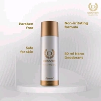 Denver Body Spray Perfume Black Code,Caliber,Honour & Imperial Nano Deo Long Lasting Set of 4 Deodorant Spray - For Men (50ml X 4 )