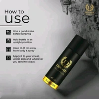 Denver Body Spray Perfume Black Code,Caliber,Honour & Imperial Nano Deo Long Lasting Set of 4 Deodorant Spray - For Men (50ml X 4 )