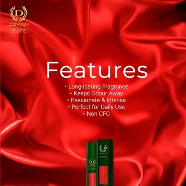 Denver SRK Maestro Autograph Collection Long Lasting Deodorant Spray - For Men (140 ml)