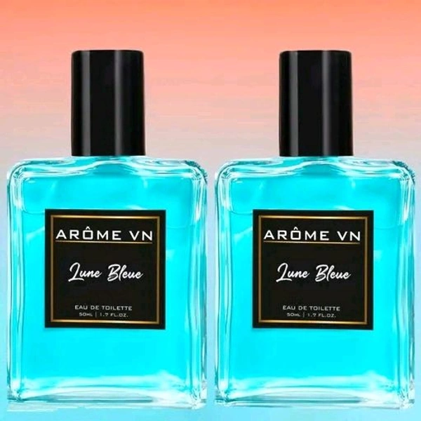 VN AROMA  VN AROMA Lune Bleue Long Lasting Perfume Pack Of 2 | Eau de Toilette - 100 ml (For Men & Women)
