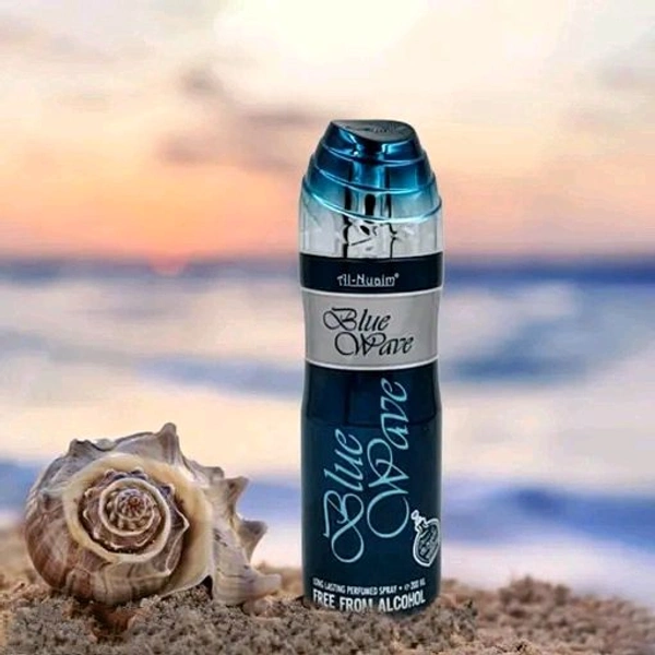 Blue Wave  Name: Blue Wave |Alcohol Free |Deodorant |Long Lasting Perfumed Spray  -200ml