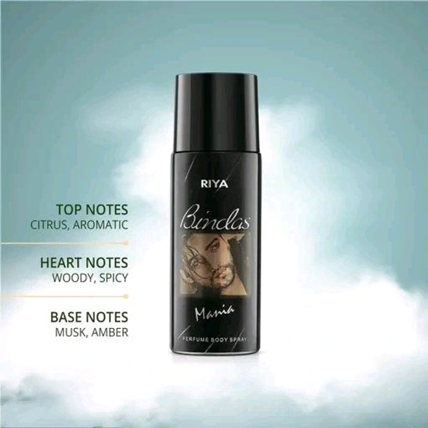 Riya  Born Rich & Bindas Deodorant - Pack of 2(150ml Each)