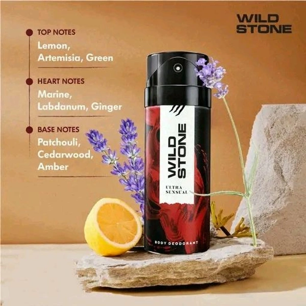 Wild Stone  Ultra Sensual Deodorant for Men- 150 m