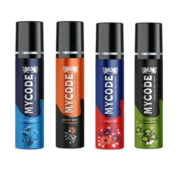 indkus nexa MyCode Perfume Flirty, SexyBoy, KissMe, CrazyGirl (Pack Of 4)