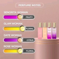 Bella Vita Organic  Luxury Perfumes Gift Set for Women - 4x20 ml