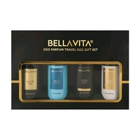 Bella Vita Organic  Perfume Deo Spray Travel Size Deodorant Gift Set - 50 ml x 4