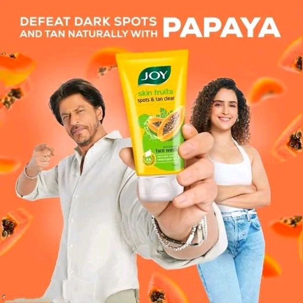 Joy Skin Fruits Spots & Tan Clear (Papaya)(Pack of 4 x 50 ml) Face Wash  (200 ml)
