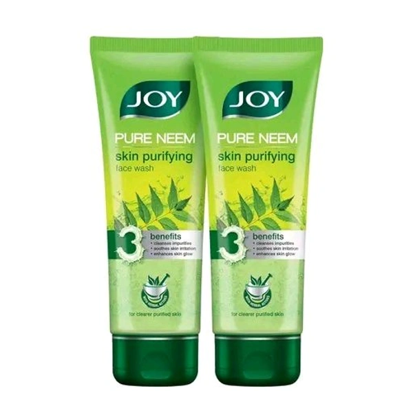 Joy Pure Neem Skin Purifying (Pack of 2) Face Wash (200 ml)