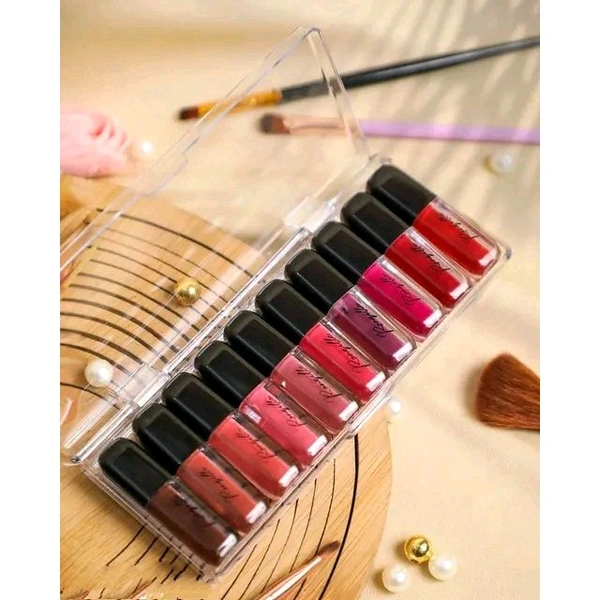 Long Lasting Waterproof Non Transfer Liquid Matte Lipstick Set of 10