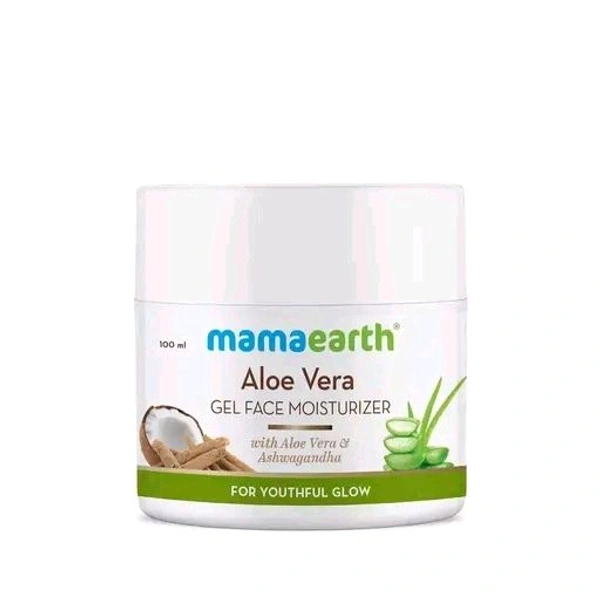 Mamaearth Aloe Vera Gel Face Moisturizer with Aloe Vera & Ashwagandha for a Youthful Glow - 100 g