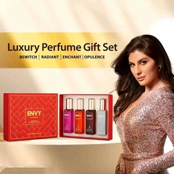 ENVY Red Luxury Perfume Gift Set (20 ml x 4)