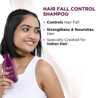 BBLUNT Hair Fall Control Shampoo with Pea Protein & Caffeine for Stronger Hair - 300 ml
