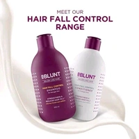 BBLUNT Hair Fall Control Shampoo with Pea Protein & Caffeine for Stronger Hair - 300 ml