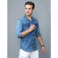 CAZZBA Men's Shirts - S, Blue